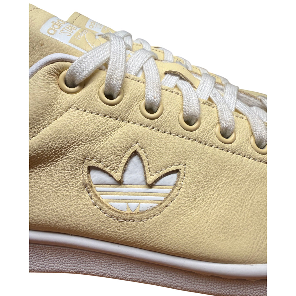 Adidas Originals Stan Smith Men's 9 Sneakers Yellow Cloud White Shoes - Picture 9 of 15